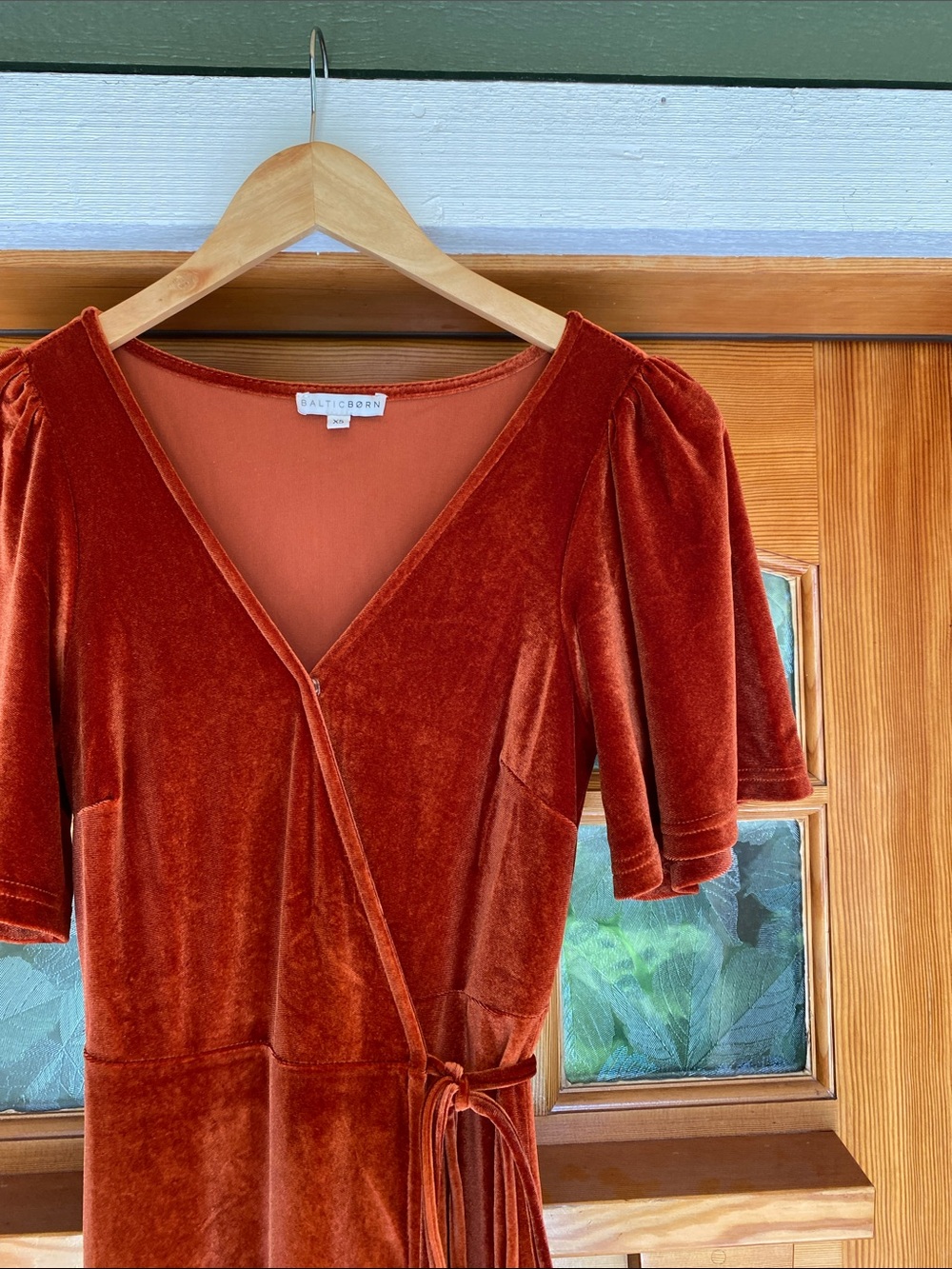 Baltic Born Velvet Wrap Dress